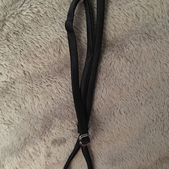 SOSTANZA sexy night slip 😳😳. Black sheer panel from top middle to bottom  M - Picture 8 of 8